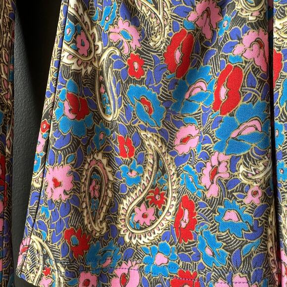 ISABEL MARANT Linazi Gathered Printed Jersey Top Size 36 - Picture 7 of 15